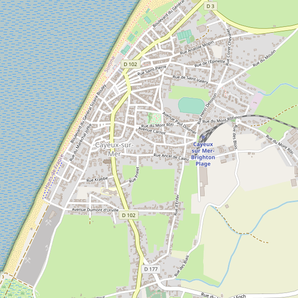 Carte des monuments à Cayeux-sur-Mer Thumbnail