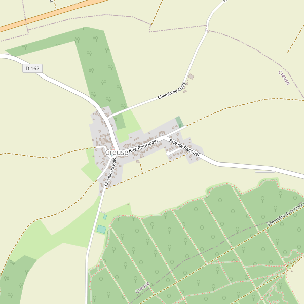 Carte des musees à Creuse Thumbnail