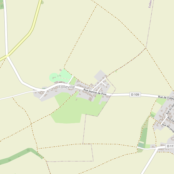 Carte des location-voiture à Folleville (Somme) Thumbnail