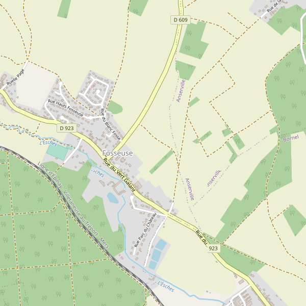 Carte des hotels à Fosseuse Thumbnail