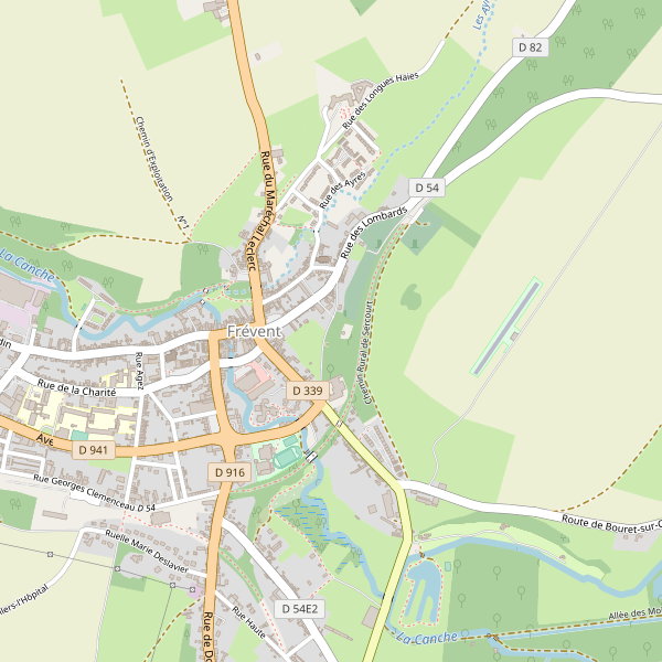 Carte des gares à Frévent Thumbnail