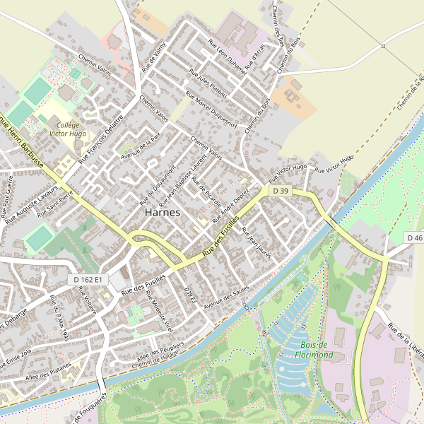 Carte des vues à Harnes Thumbnail