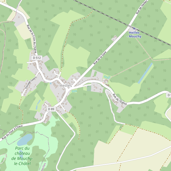 Carte des hotels à Heilles Thumbnail
