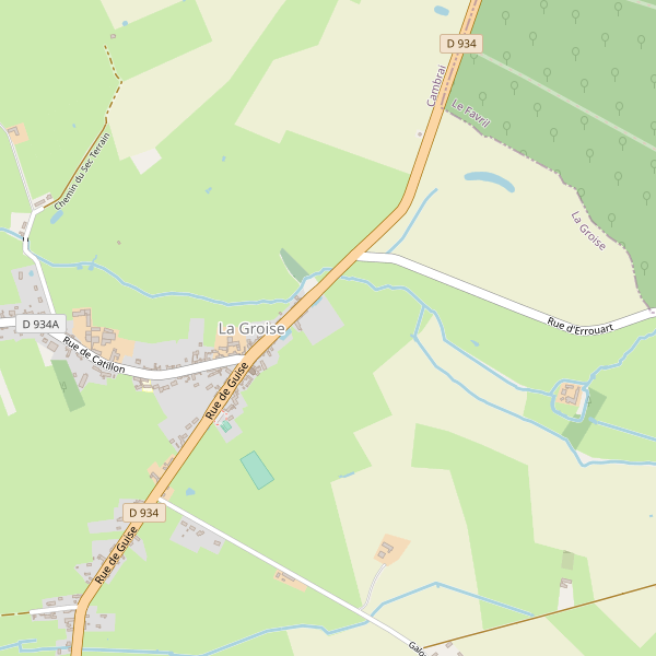 Carte des marches à La Groise Thumbnail