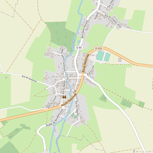 Carte des location-voiture à Miannay Thumbnail