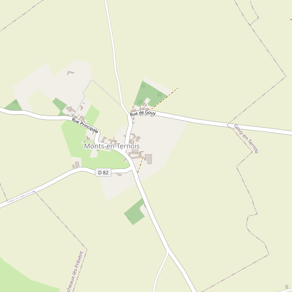 Carte des attractions à Monts-en-Ternois Thumbnail