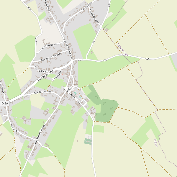Carte des grands-magasins à Nibas Thumbnail