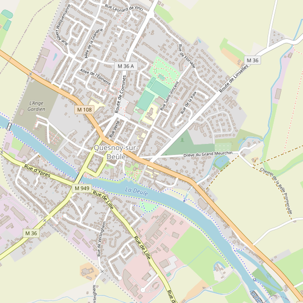 Carte des hotels à Quesnoy-sur-Deûle Thumbnail