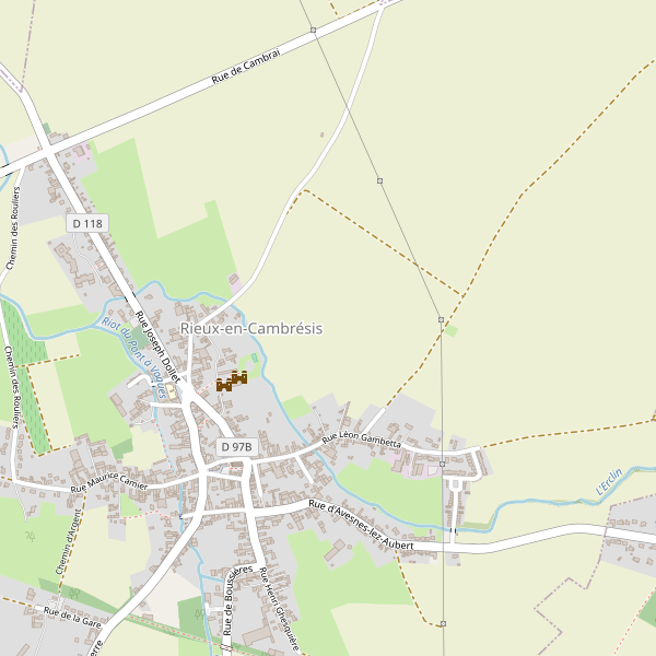 Carte des marches à Rieux-en-Cambrésis Thumbnail
