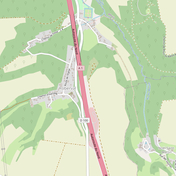 Carte des location-voiture à Roberval Thumbnail