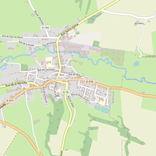 Carte des hotels à Rozoy-sur-Serre Thumbnail