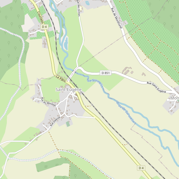 Plan de Saint-Eugène (Aisne) Thumbnail
