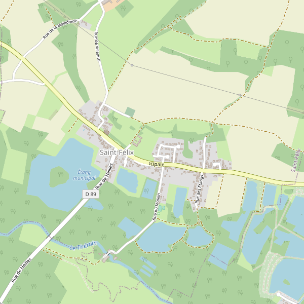 Carte des glaciers à Saint-Félix (Oise) Thumbnail