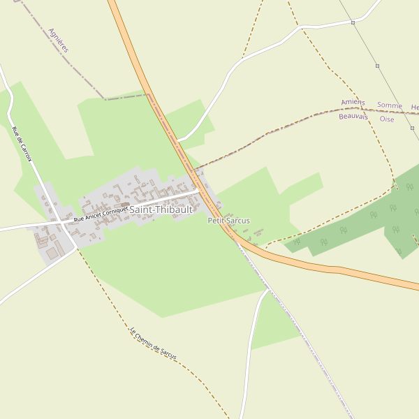 Plan de Saint-Thibault (Oise) Thumbnail