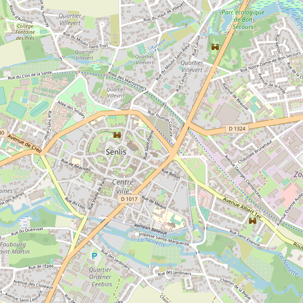 Carte des marches à Senlis (Oise) Thumbnail