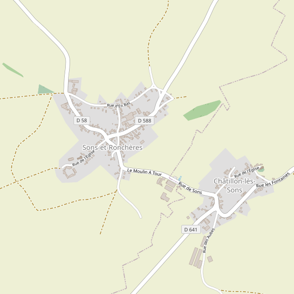 Carte des vetements à Sons-et-Ronchères Thumbnail