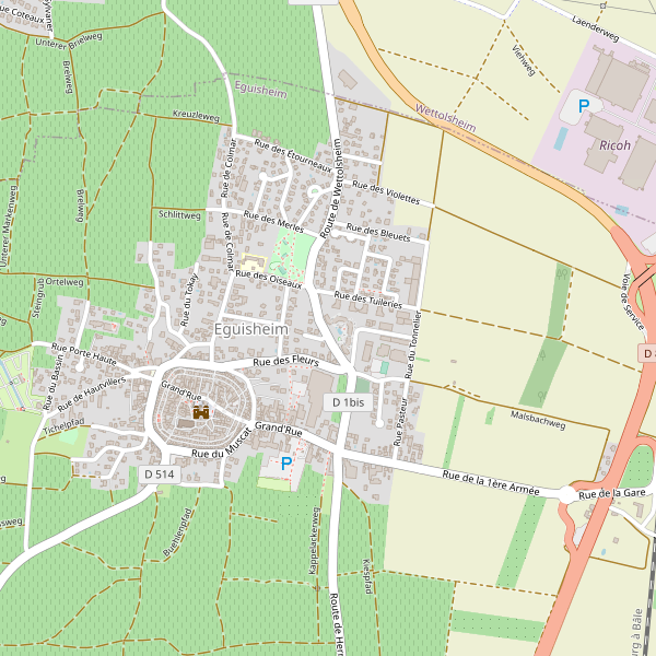 Carte des bibliotheques à Eguisheim Thumbnail