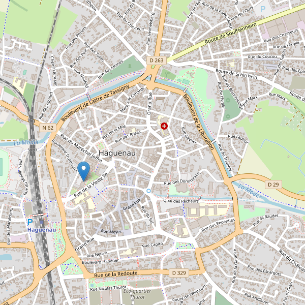 Carte des bibliotheques à Haguenau Thumbnail