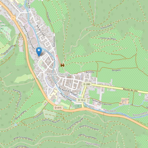Carte des bibliotheques à Kaysersberg Thumbnail
