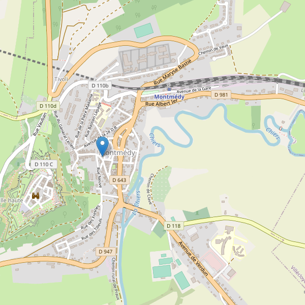 Carte des bibliotheques à Montmédy Thumbnail
