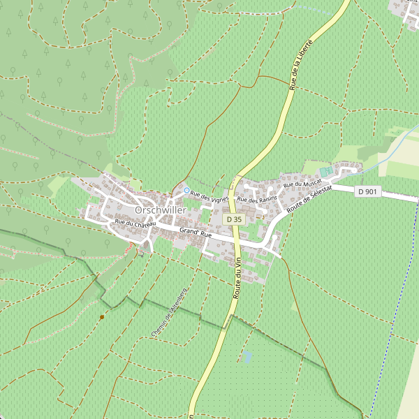 Carte des bibliotheques à Orschwiller Thumbnail