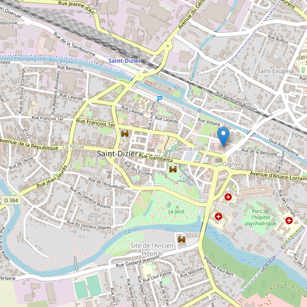 Carte des bibliotheques à Saint-Dizier Thumbnail