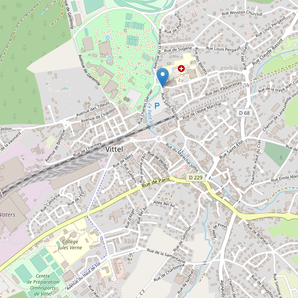 Carte des bibliotheques à Vittel Thumbnail