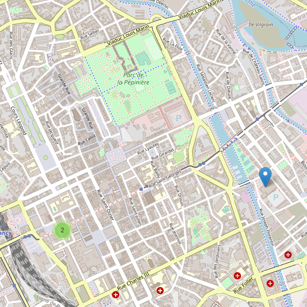 Carte des cinemas à Nancy Thumbnail