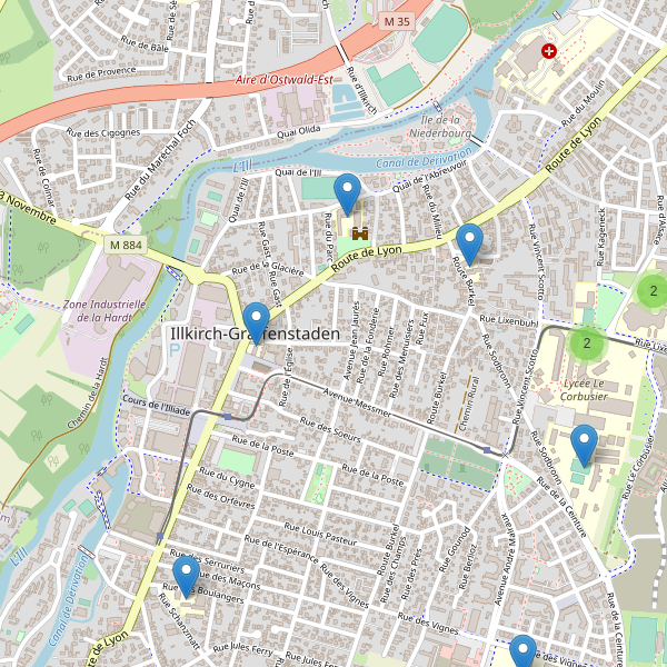 Carte des ecoles à Illkirch-Graffenstaden Thumbnail