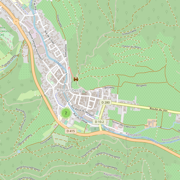 Carte des ecoles à Kaysersberg Thumbnail