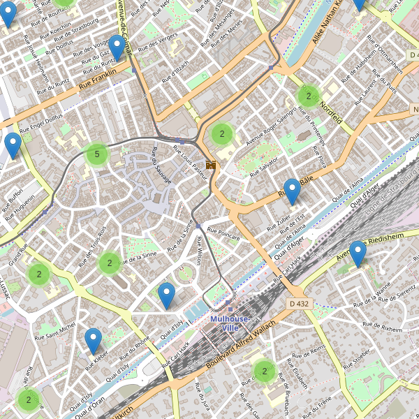 Carte des ecoles à Mulhouse Thumbnail