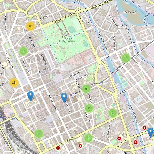 Carte des ecoles à Nancy Thumbnail