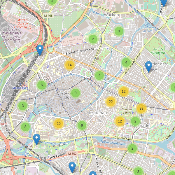 Carte des ecoles à Strasbourg Thumbnail