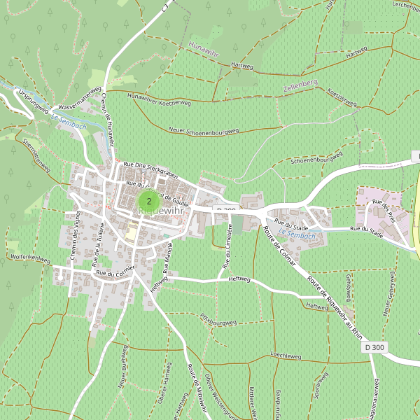 Carte des eglises à Riquewihr Thumbnail