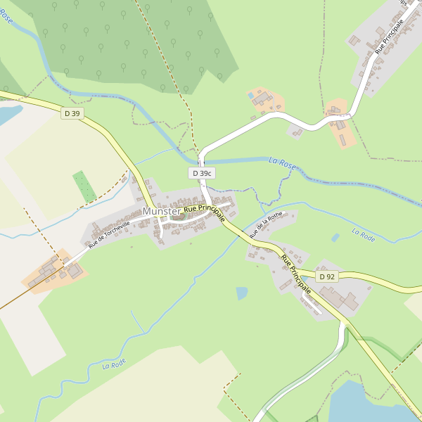 Carte des monuments à Munster (Moselle) Thumbnail