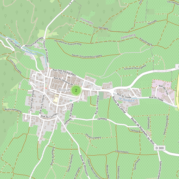 Carte des monuments à Riquewihr Thumbnail