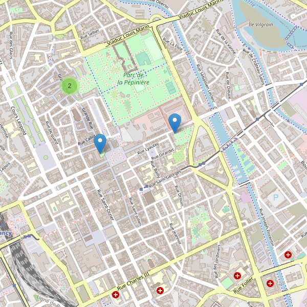 Thumbnail Carte des musées à Nancy