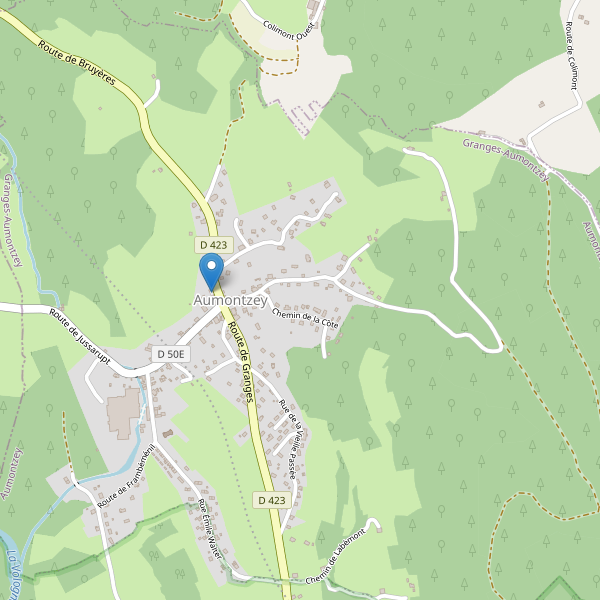 Carte des parkings à Aumontzey Thumbnail