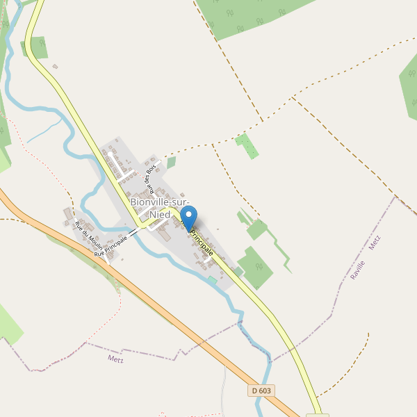 Carte des parkings à Bionville-sur-Nied Thumbnail