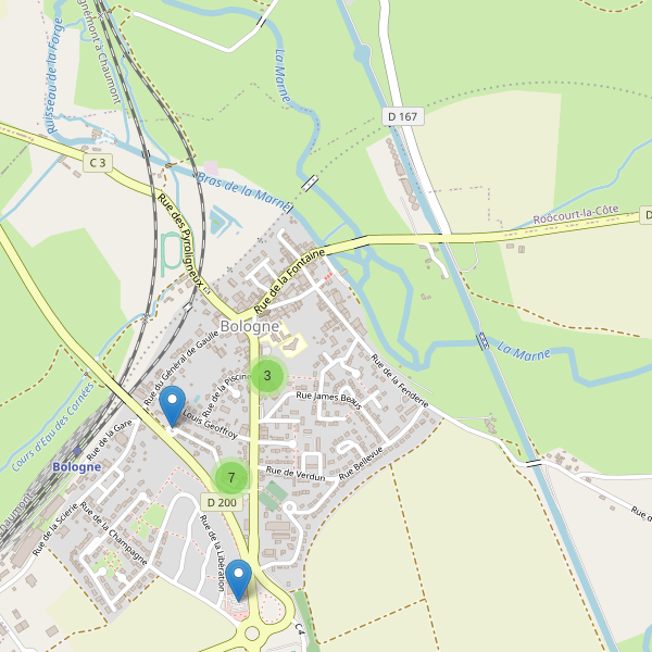 Carte des parkings à Bologne Thumbnail