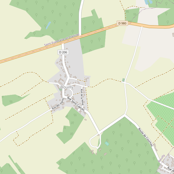 Carte des parkings à Bouilly (Marne) Thumbnail