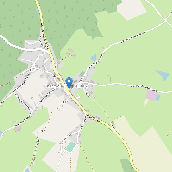 Carte des parkings à Charmois-l'Orgueilleux Thumbnail