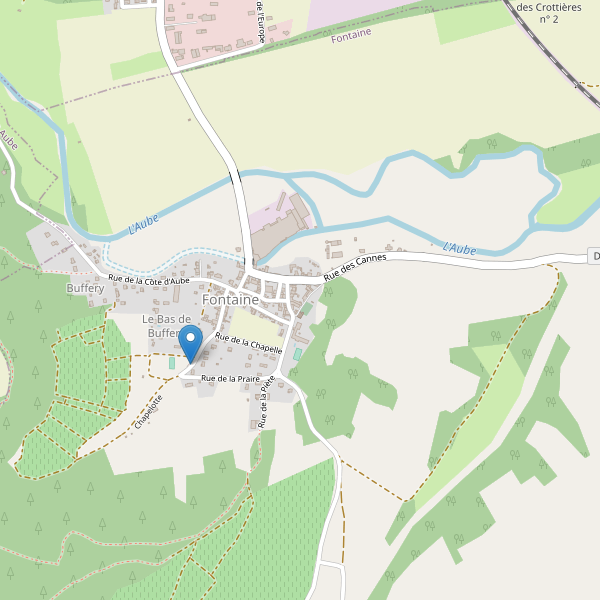 Carte des parkings à Fontaine (Aube) Thumbnail