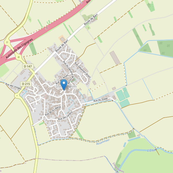 Carte des parkings à Innenheim Thumbnail