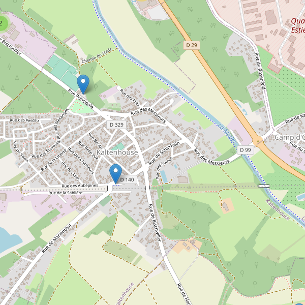 Carte des parkings à Kaltenhouse Thumbnail