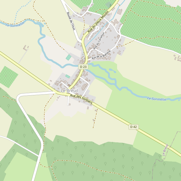 Carte des parkings à Le Breuil (Marne) Thumbnail