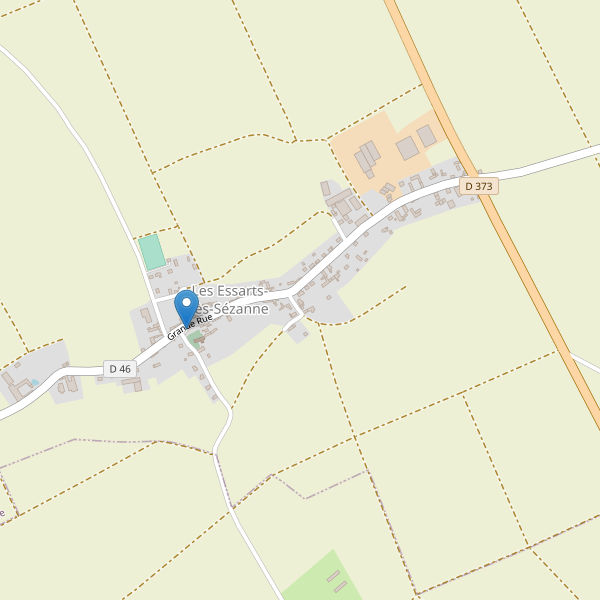 Carte des parkings à Les Essarts-lès-Sézanne Thumbnail