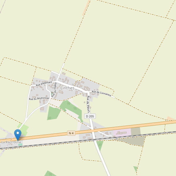 Carte des parkings à Linthes Thumbnail
