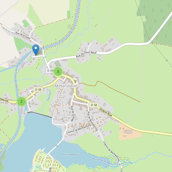 Carte des parkings à Mittersheim Thumbnail