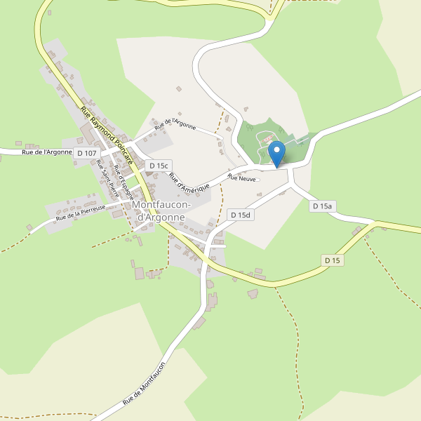 Carte des parkings à Montfaucon-d'Argonne Thumbnail